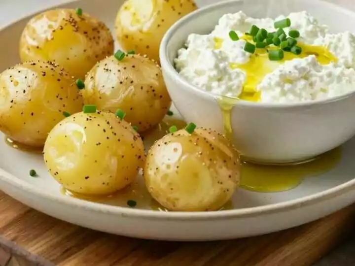 Pellkartoffeln mit Leinöl und Quark: Omas Abendessen mit 4 Zutaten!