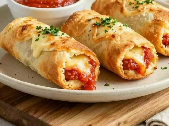 Pizzabrötchen aus dem Airfryer: Gefüllt, in 12 Minuten fertig!