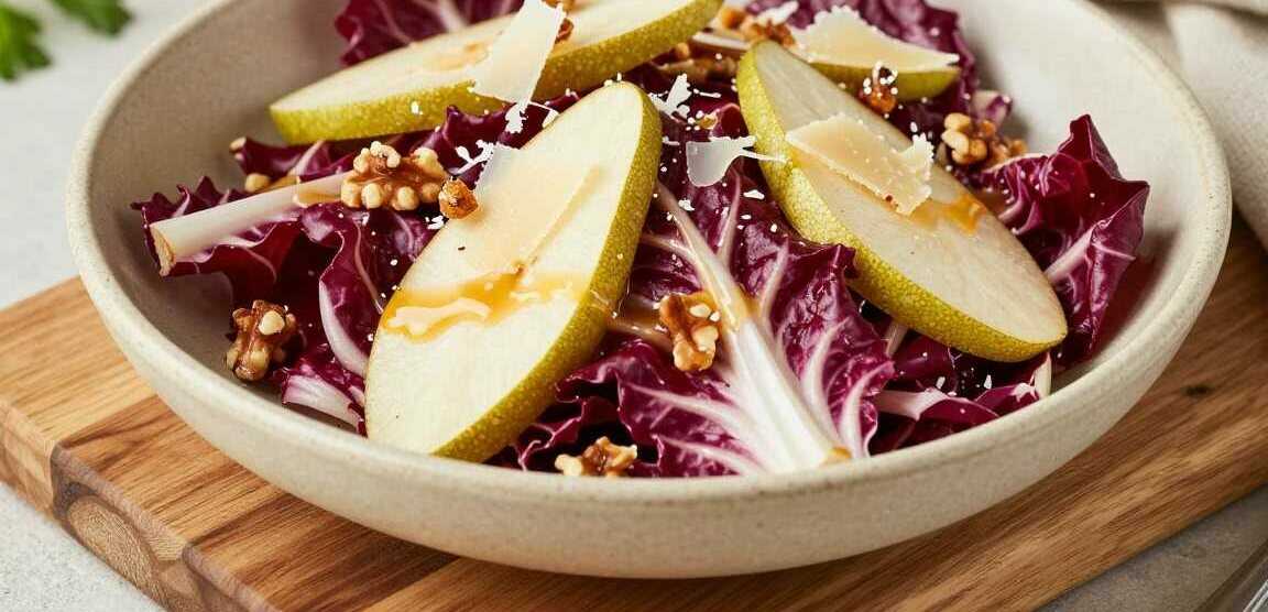 Radicchio-Salat mit Honig-Senf-Dressing: Die Bitterkeit gezähmt!