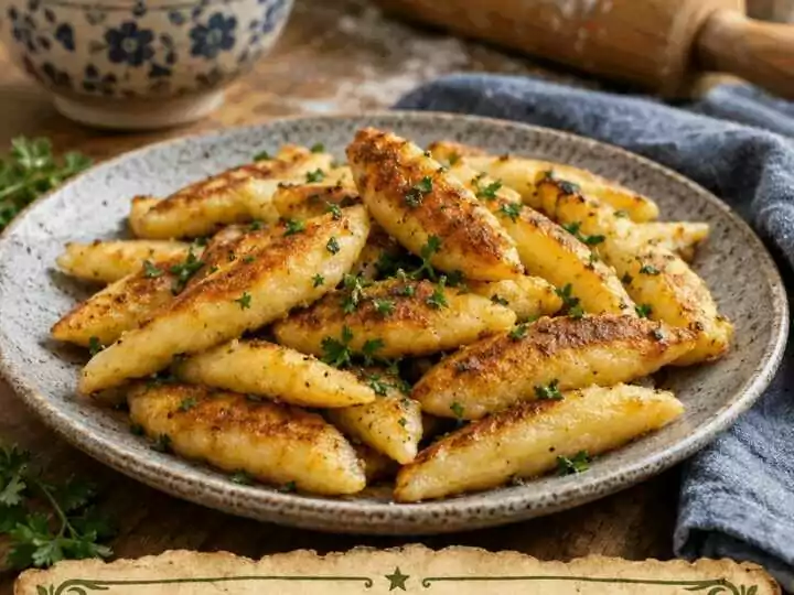 Schupfnudeln aus Kartoffelteig selbst gemacht, das beliebteste Kartoffelrezept auf Pinterest