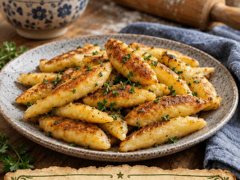 Schupfnudeln aus Kartoffelteig selbst gemacht, das beliebteste Kartoffelrezept auf Pinterest