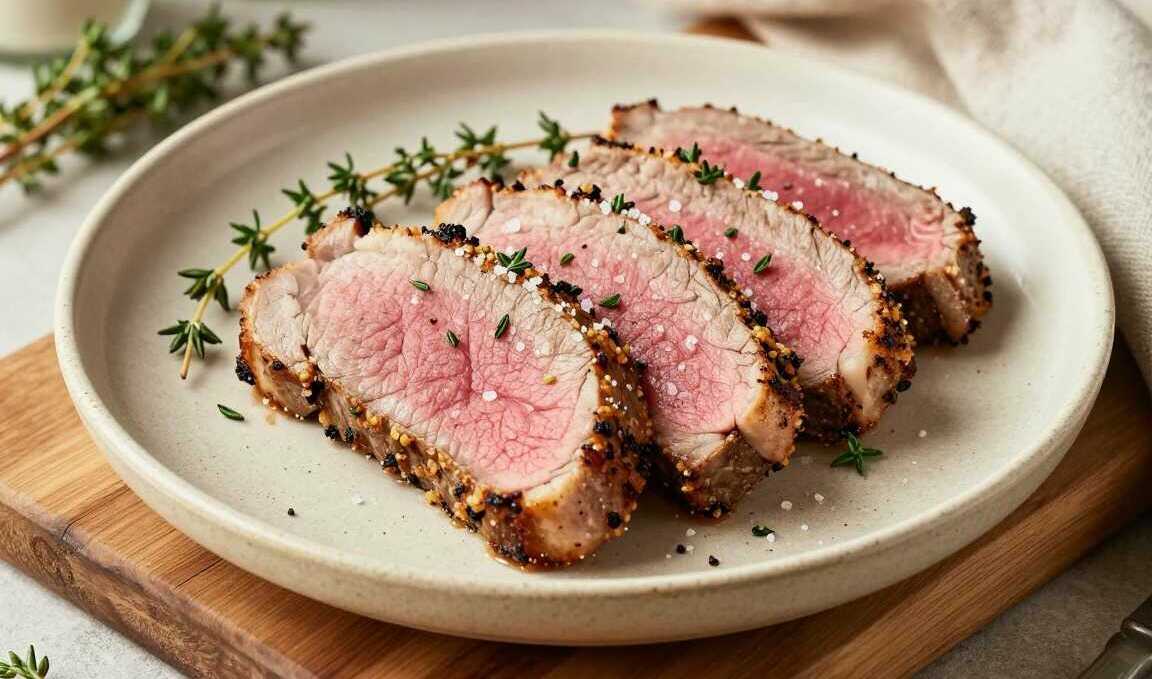 Schweinefilet aus dem Airfryer: Zart und rosa in 22 Minuten!