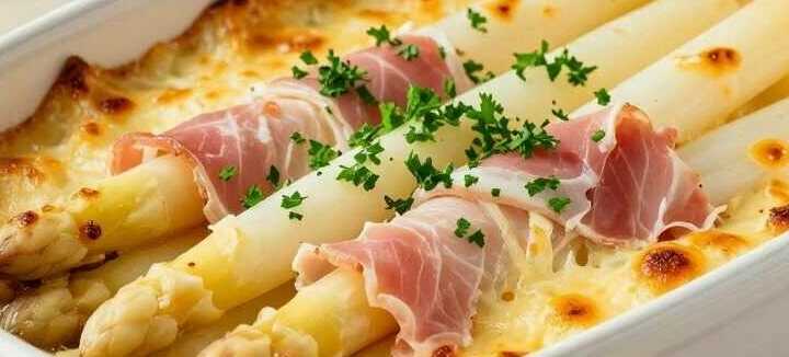 Spargelauflauf mit Schinken: Der Frühlingsklassiker in 45 Minuten!