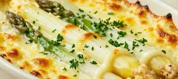 Spargel-Kartoffel-Gratin: Der Frühlingsauflauf mit 500 g Spargel!