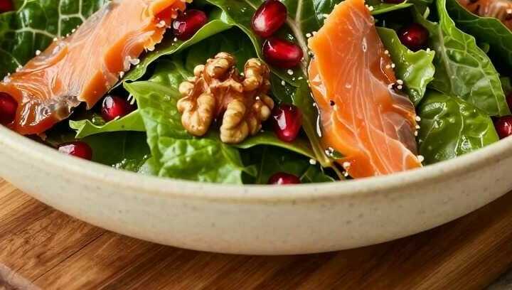 Wintersalat mit Feldsalat und Granatapfel: Frisch im Dezember!
