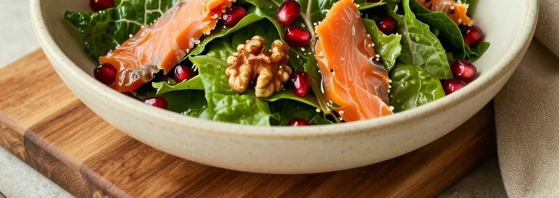Wintersalat mit Feldsalat und Granatapfel: Frisch im Dezember!