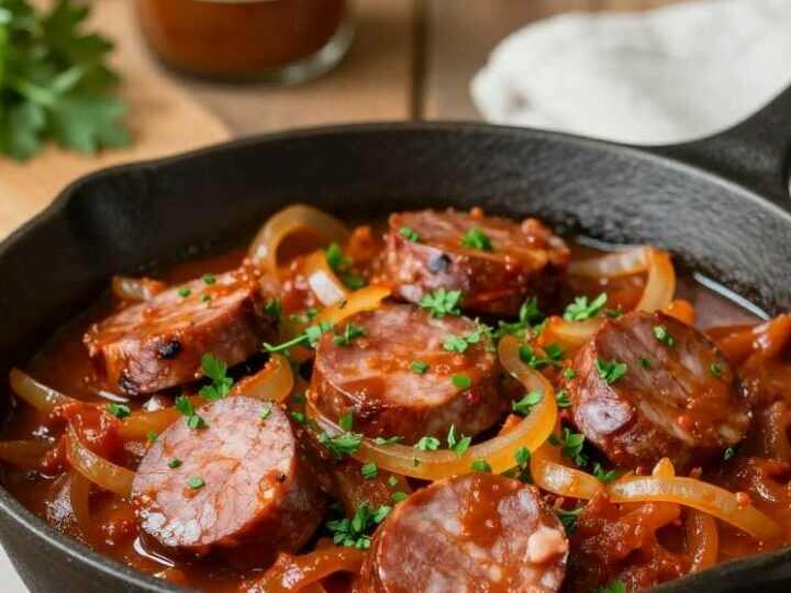 Wurstgulasch mit 5 Zutaten: Omas Resteessen in 20 Minuten!
