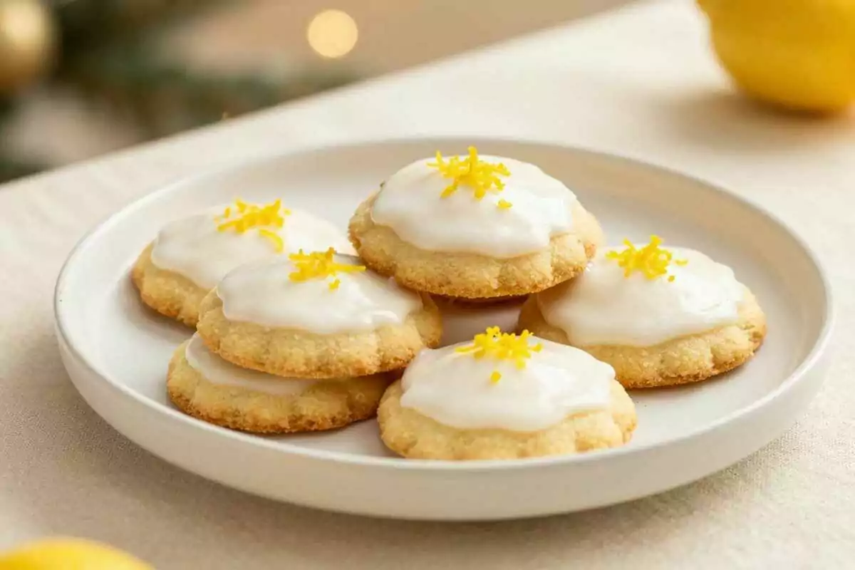 Zitronen-Plätzchen mit Zuckerguss: Frisch, mürbe und blitzschnell!